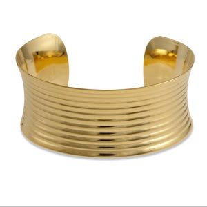 Chic Gold-Tone Cuff Bracelet